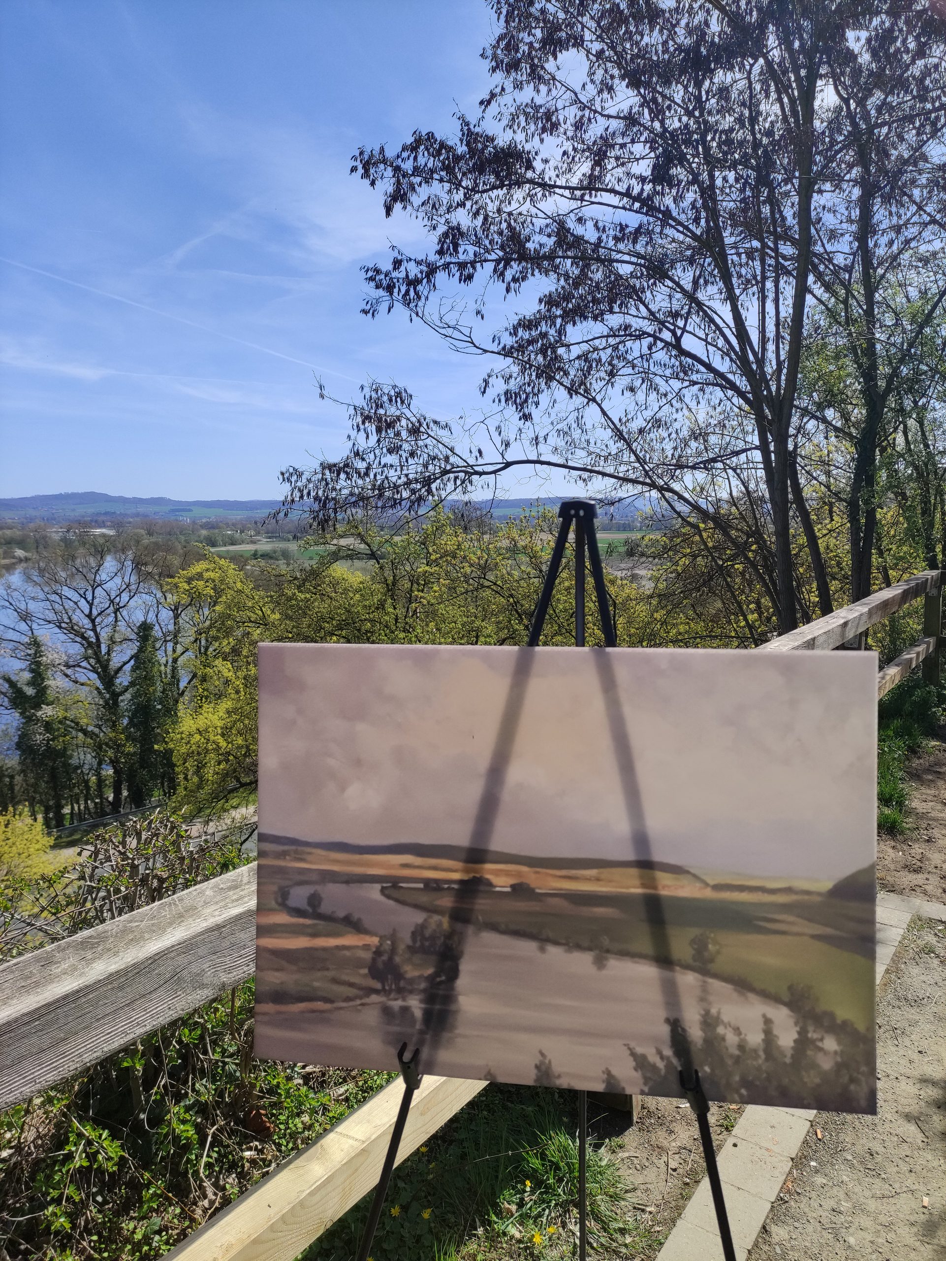 Das „Weserbild“ – ein Ortstermin